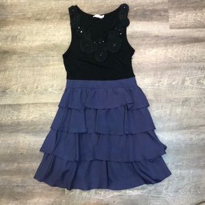 Blue and black formal dress, Nordstrom